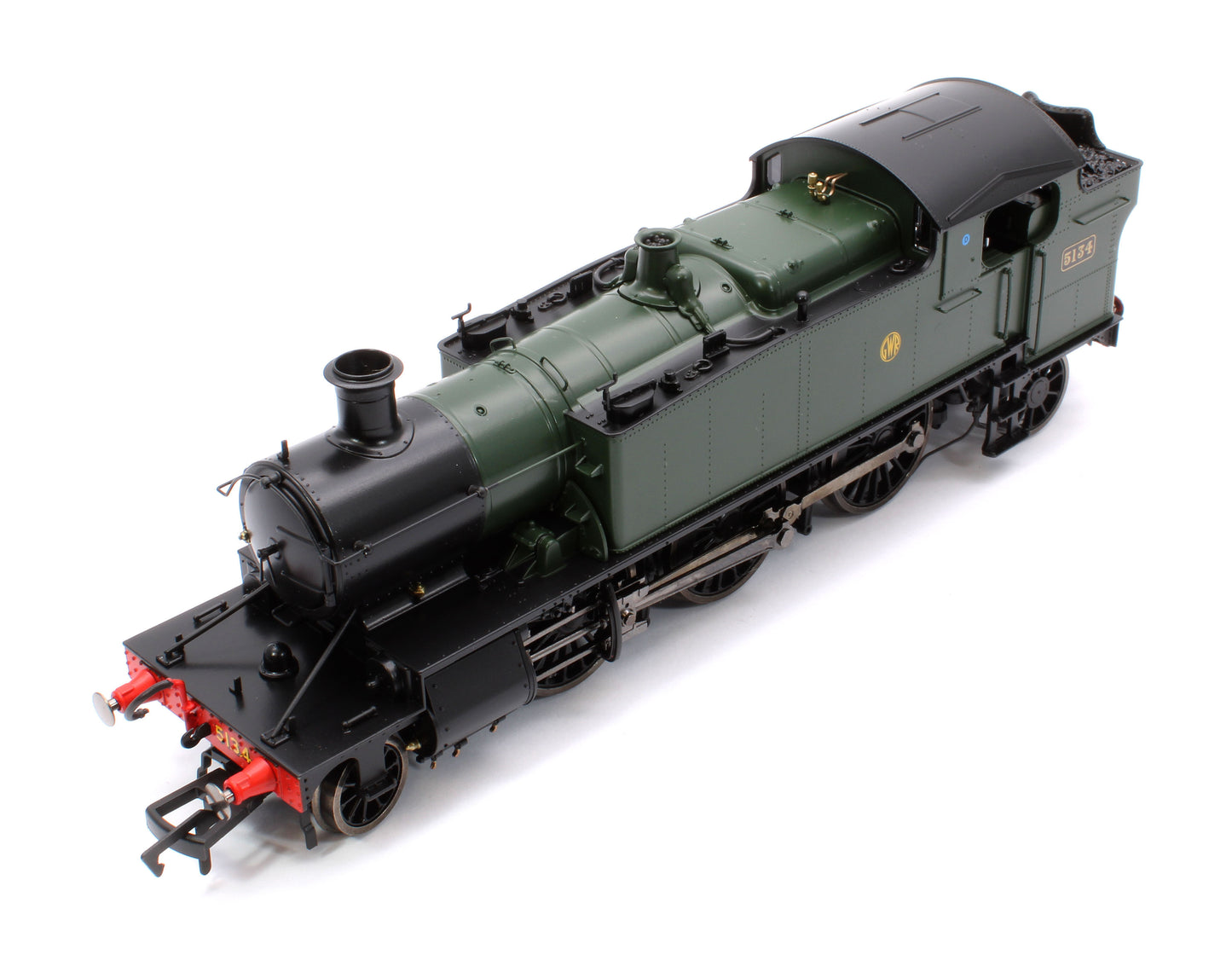 Large Prairie 5134 GWR Green Shirt Button Steam Locomotive - DCC Fitted