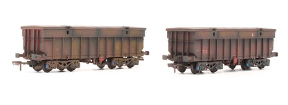 Pre-Owned IRM1023-BX-D Tara Mines Blue Bogie Ore Wagon - 31014 & 31015 - Custom Weathered