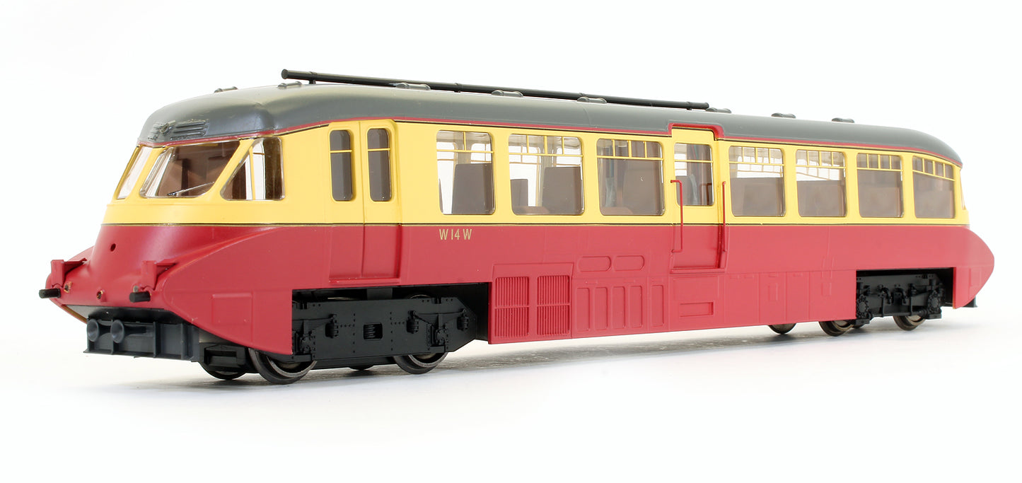 Pre-Owned Streamlined Railcar W14 BR Lined Carmine & Cream