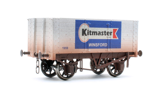 7F-072-010W 7 Plank 9' Wheelbase 2 Door Dapol Kitmaster Logo - Weathered