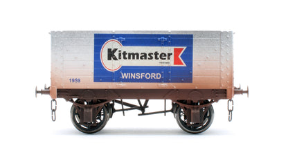 7F-072-010W 7 Plank 9' Wheelbase 2 Door Dapol Kitmaster Logo - Weathered
