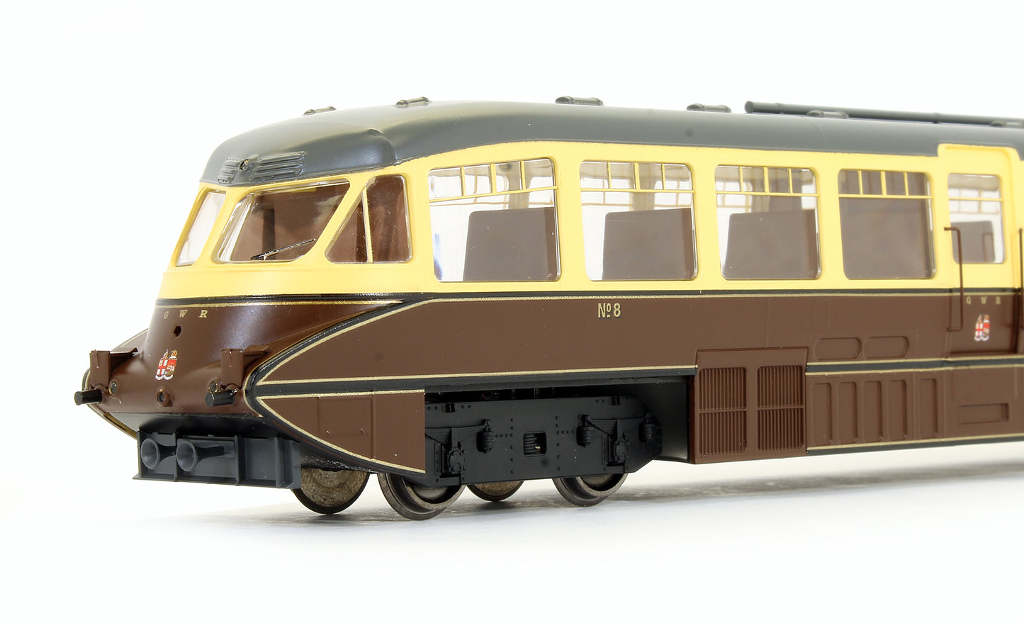 Streamlined Railcar No8 Lined Chocolate and Cream Twin Cities