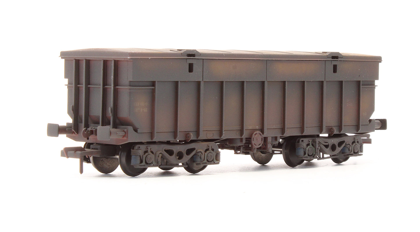 Pre-Owned IRM1021-BX-B Tara Mines Blue Bogie Ore Wagon - 31007 & 31022 - Custom Weathered
