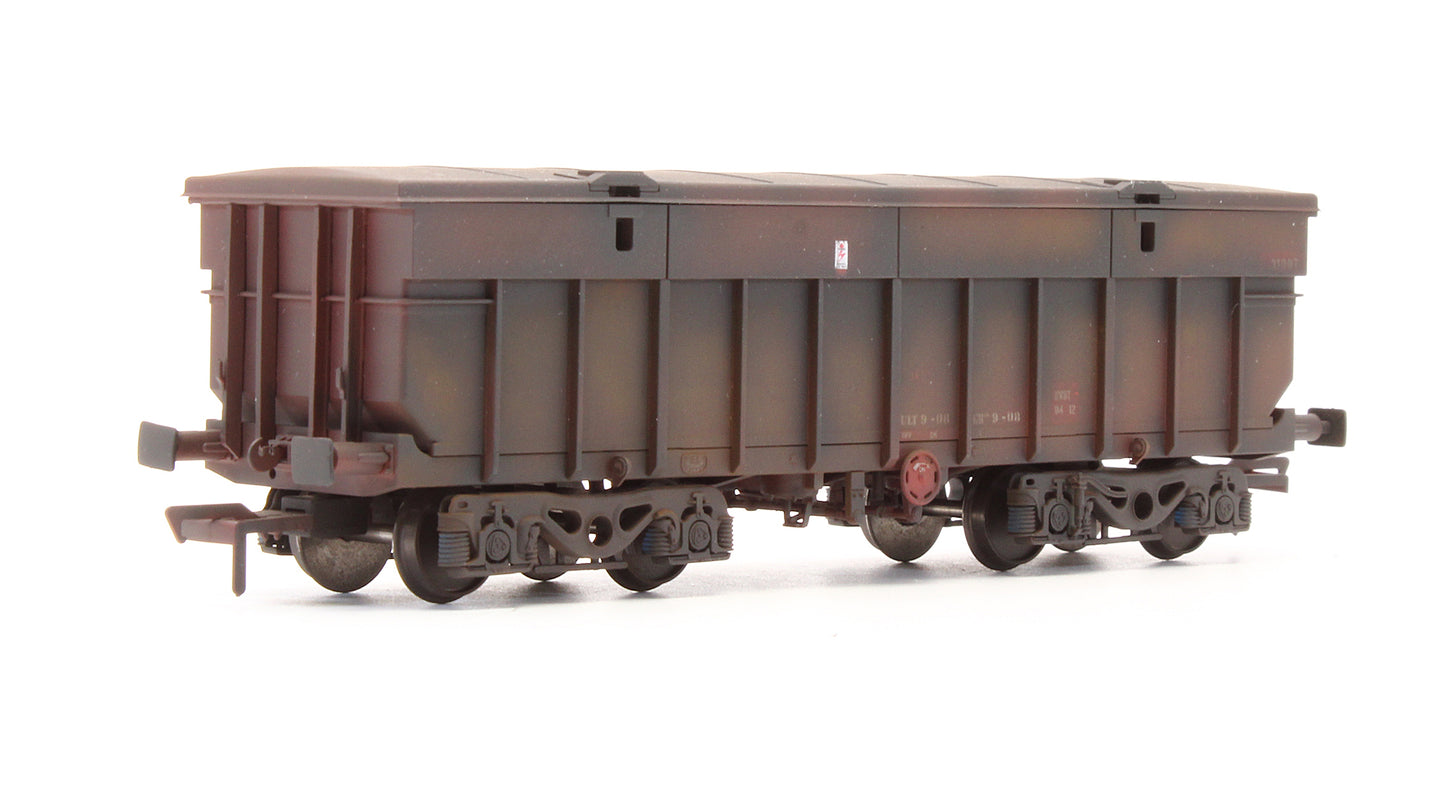 Pre-Owned IRM1021-BX-B Tara Mines Blue Bogie Ore Wagon - 31007 & 31022 - Custom Weathered