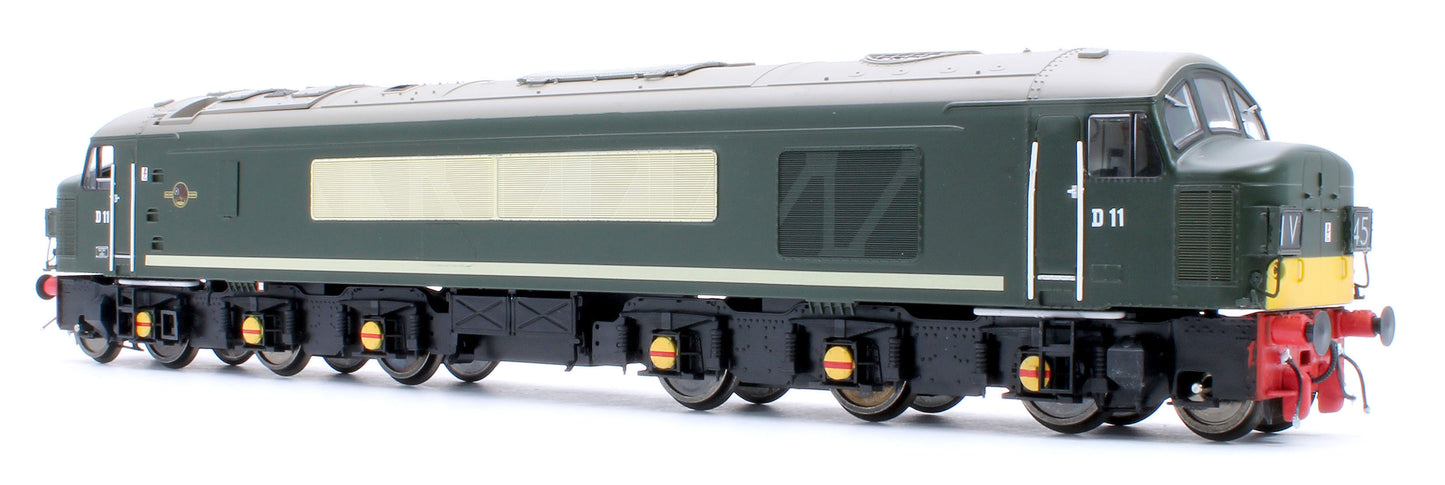 Class 45 BR Green Small Yellow Panels Split Headcode (TMC Exclusive) Diesel Locomotive - Weathered