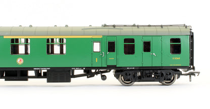 Pre-Owned 39-228 BR MK1 Brake Corridor Composite BCK Coach (SR) Green 'S21268'