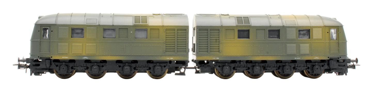 Pre-Owned Lima 149705 WW2 Military Train Pack including 'Leopold' Artillery Gun