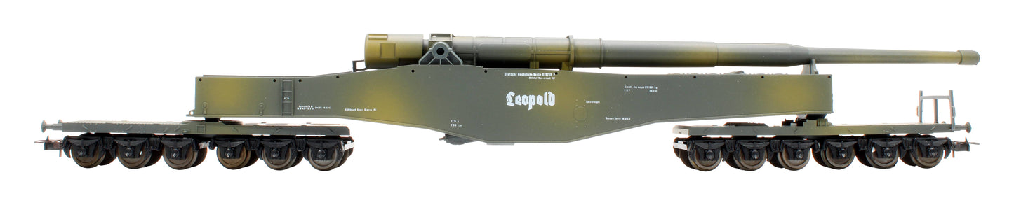Pre-Owned Lima 149705 WW2 Military Train Pack including 'Leopold' Artillery Gun