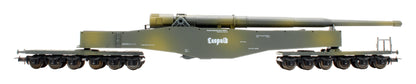 Pre-Owned Lima 149705 WW2 Military Train Pack including 'Leopold' Artillery Gun