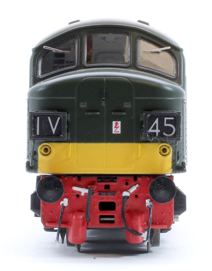 Class 45 BR Green Small Yellow Panels Split Headcode (TMC Exclusive) Diesel Locomotive - Weathered