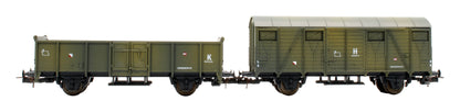 Pre-Owned Lima 149705 WW2 Military Train Pack including 'Leopold' Artillery Gun