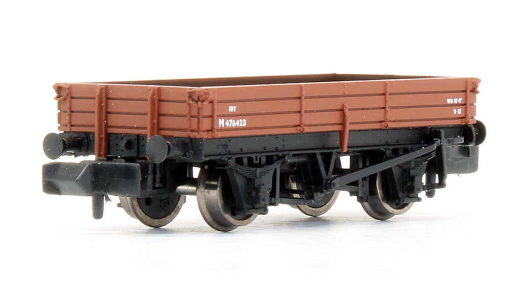 Pre-Owned 3 Plank Wagon BR Bauxite - Early 'M476423'