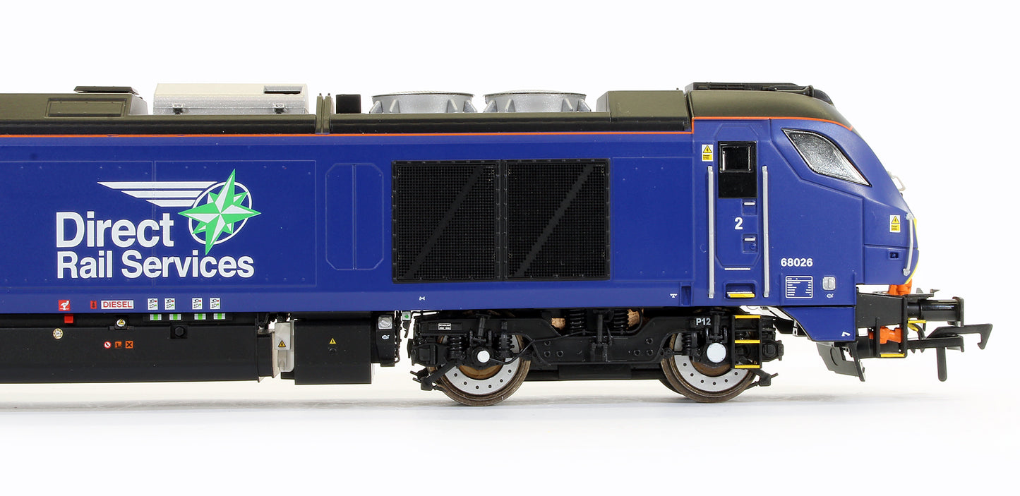 Pre-Owned Class 68 026 DRS Plain Blue Diesel Locomotive - DCC Fitted