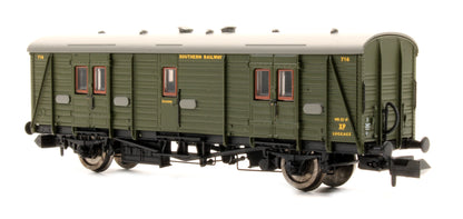 Pre-Owned Maunsell Brake Van 716 SR Green