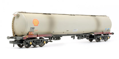 Pre-Owned 38-118 100 Ton TEA Bogie Tank Wagon BR Petroleum Sector (Ex-Shell) (Weathered)