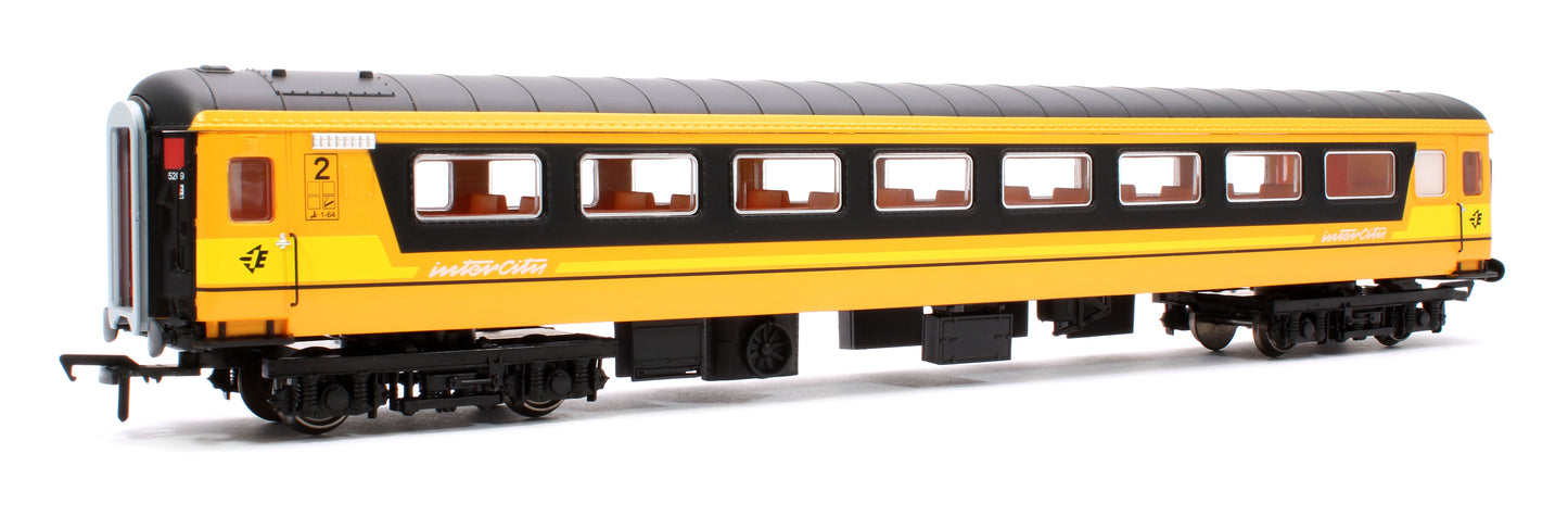 MK2D Irish Railways Standard Open Orange & Black - Black Roof