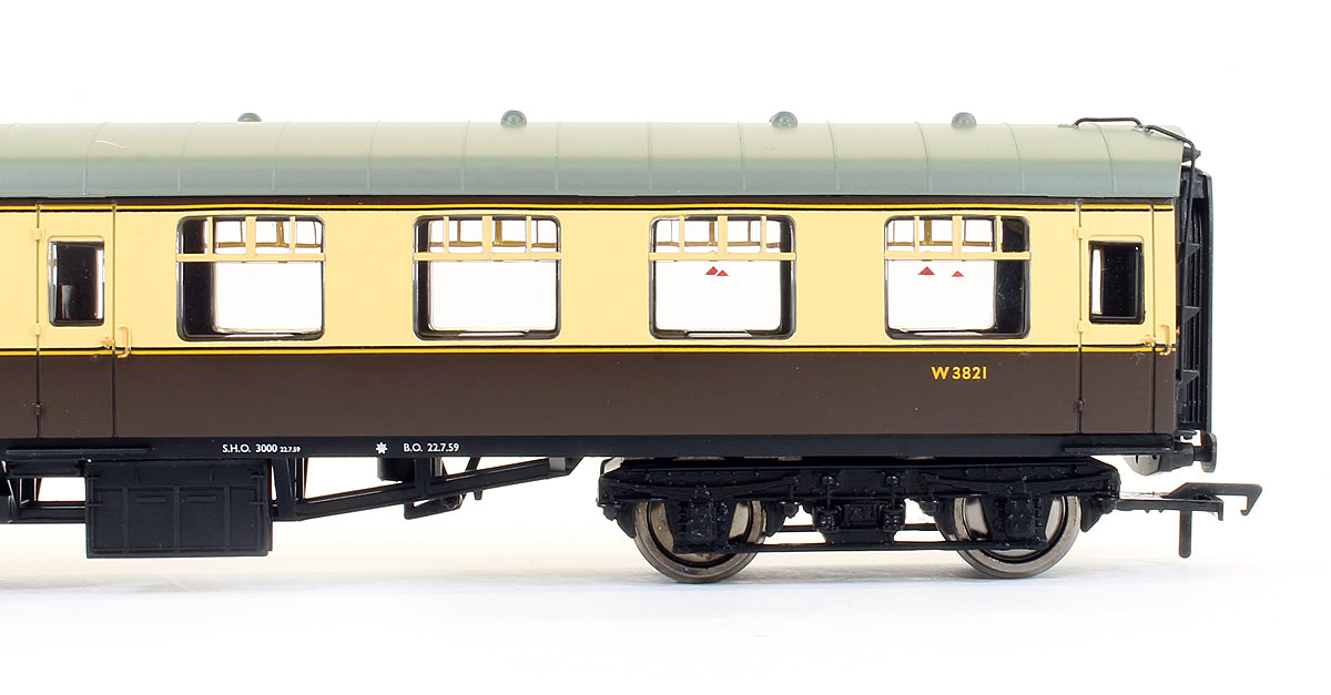 Pre-Owned BR MK1 Second Open SO Coach Chocolate & Cream 'W3821'