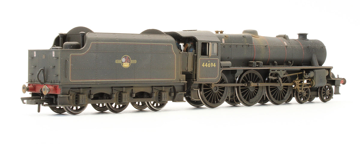 Pre-Owned BR 4-6-0 Class 5 '44694' (Lined Black) Steam Locomotive - Custom Weathered - DCC Fitted