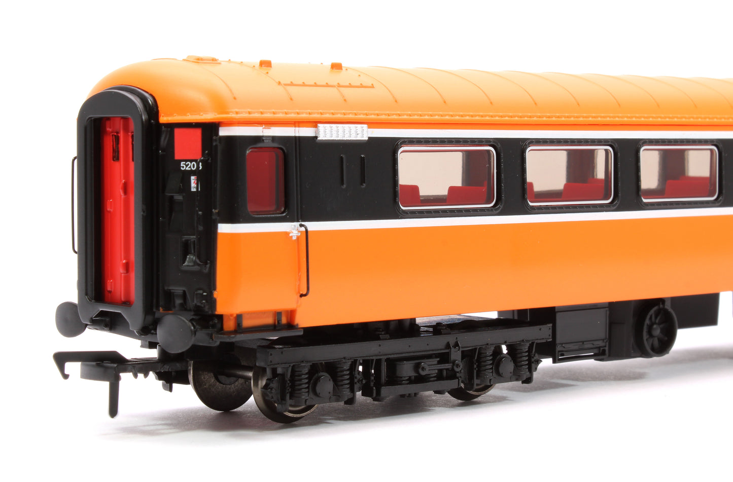 MK2D Irish Railways Standard Open Orange & Black - Orange Roof