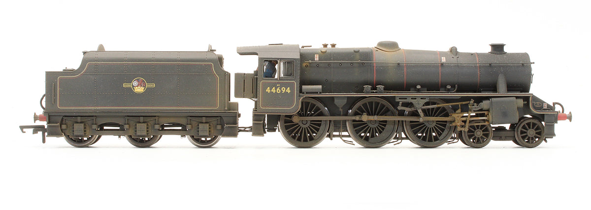 Pre-Owned BR 4-6-0 Class 5 '44694' (Lined Black) Steam Locomotive - Custom Weathered - DCC Fitted