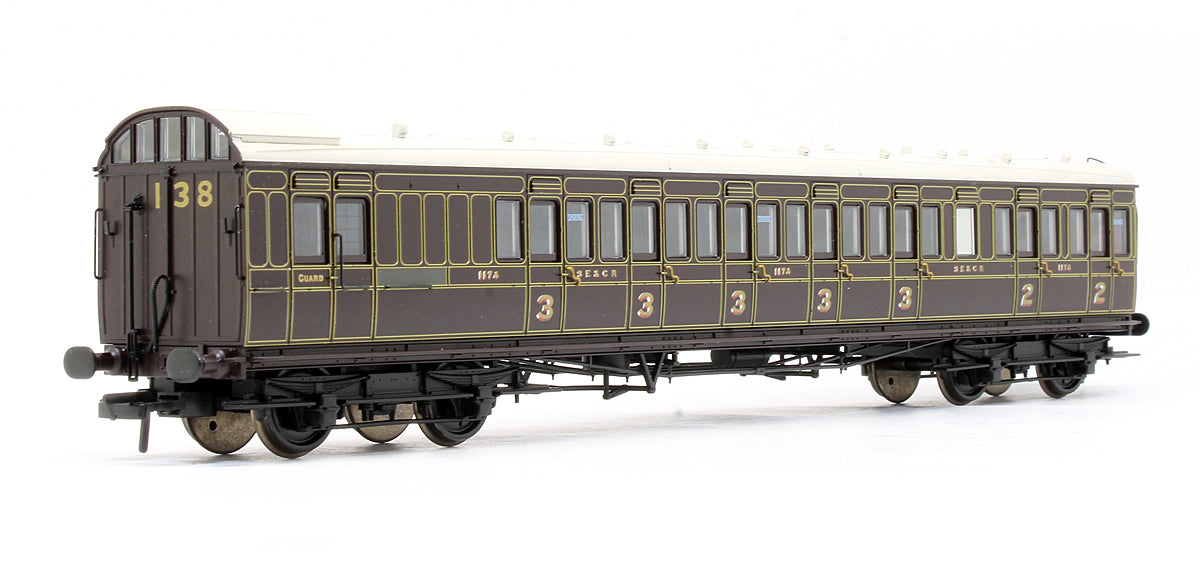 Pre-Owned SE&CR 60' Birdcage Brake Composite Lavatory Coach SE&CR Dark Lake '1174'