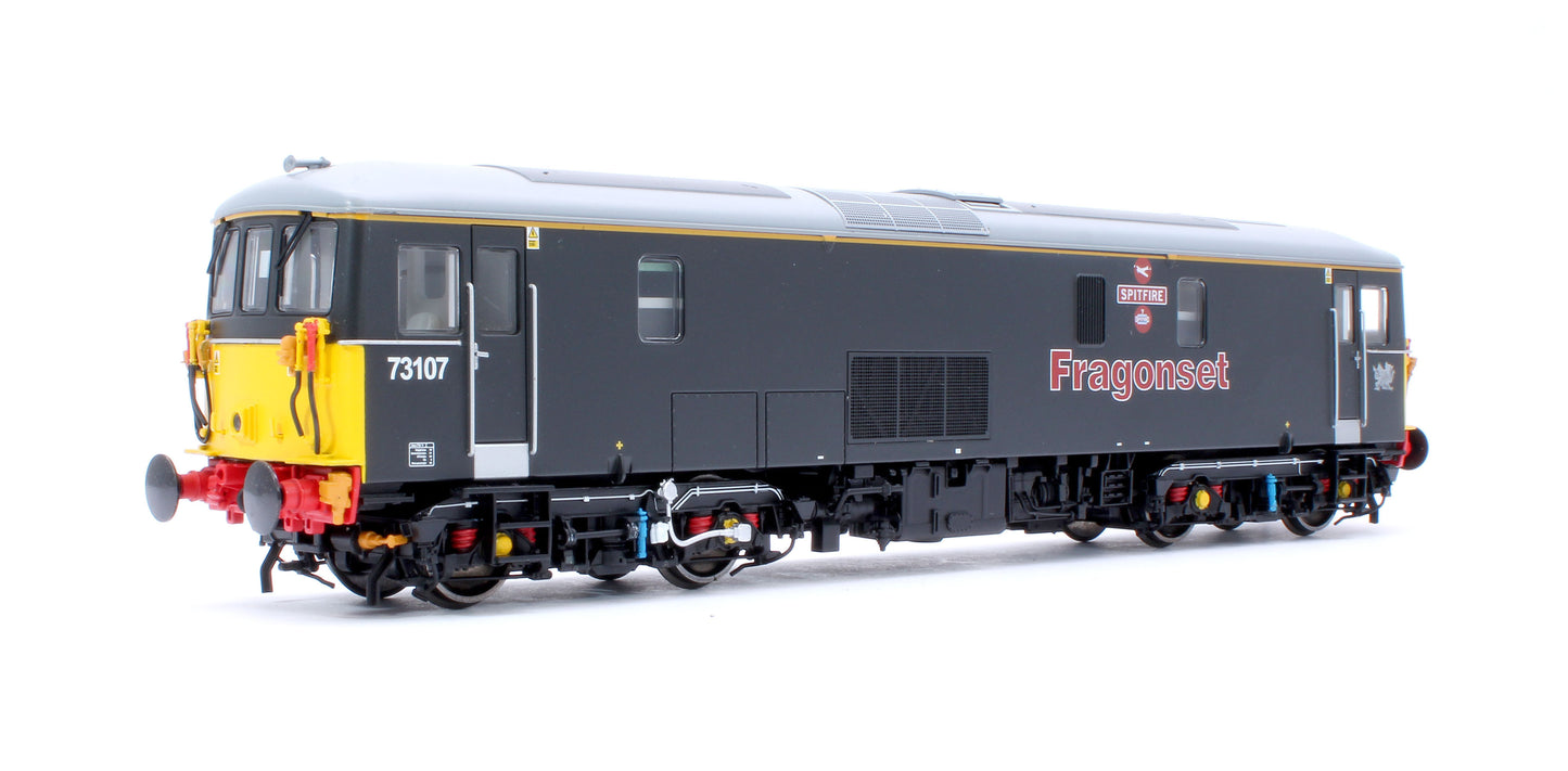 Class 73/1 73107 'Spitfire' Fragonset Black Electro-Diesel Locomotive (Exclusive Edition)