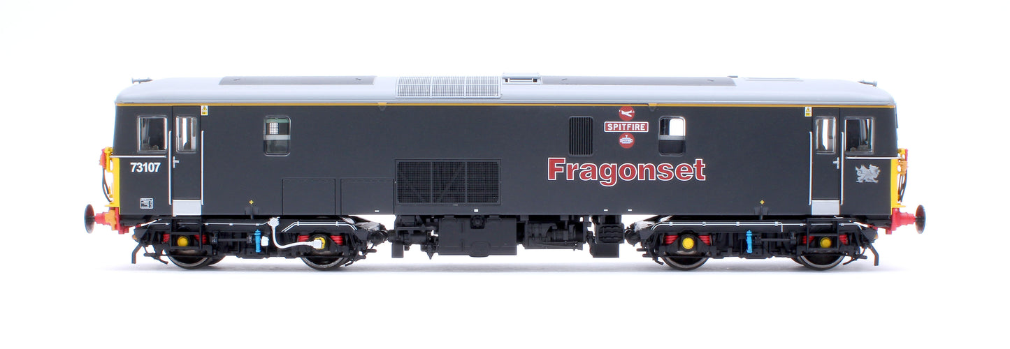Class 73/1 73107 'Spitfire' Fragonset Black Electro-Diesel Locomotive (Exclusive Edition)