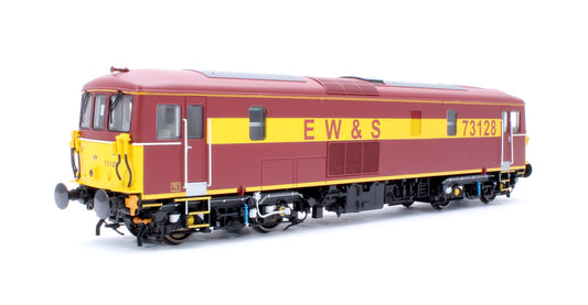 Pre-Owned OLIV006 Class 73/1 73128 EW&S Red & Gold Electro-Diesel Locomotive (Exclusive Edition)