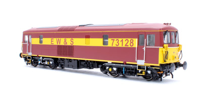 Class 73/1 73128 EW&S Red & Gold Electro-Diesel Locomotive (Exclusive Edition)