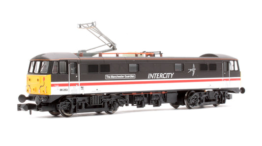 Pre-Owned Class 86 253 "The Manchester Guardian" Intercity Swallow Electric Locomotive - DCC Fitted