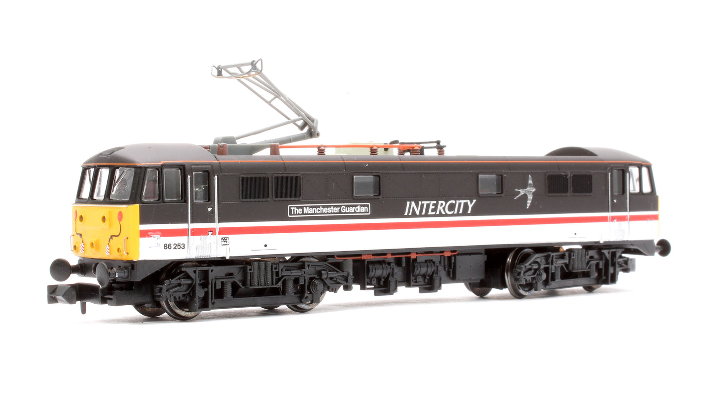 Class 86 253 "The Manchester Guardian" Intercity Swallow Electric Locomotive