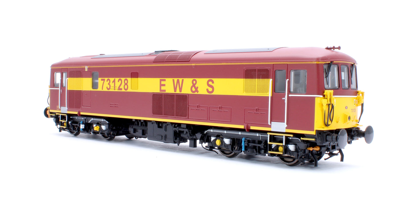 Class 73/1 73128 EW&S Red & Gold Electro-Diesel Locomotive (Exclusive Edition)