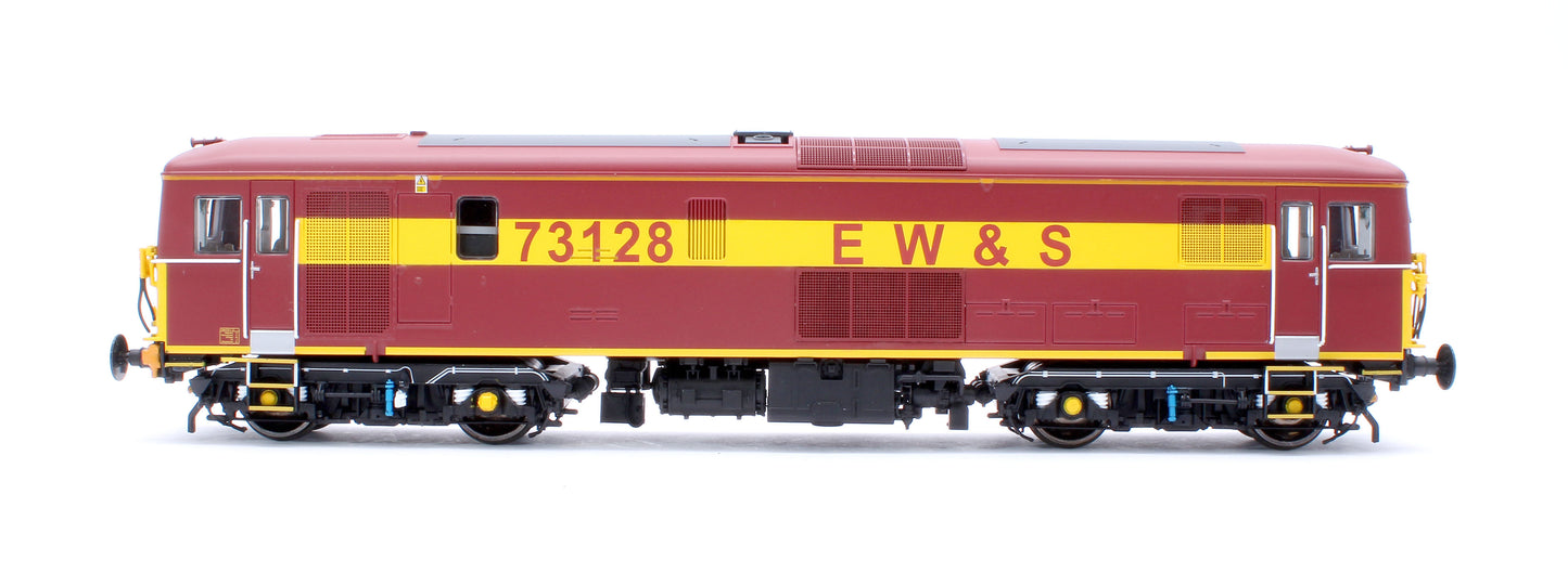Class 73/1 73128 EW&S Red & Gold Electro-Diesel Locomotive (Exclusive Edition)