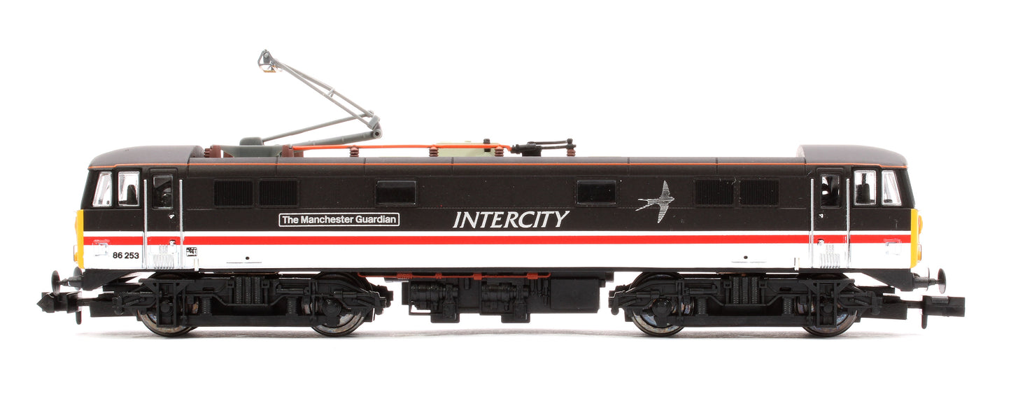Pre-Owned Class 86 253 "The Manchester Guardian" Intercity Swallow Electric Locomotive - DCC Fitted