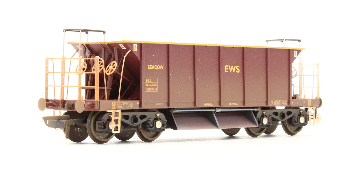 Pre-Owned EWS YGB Seacow Hopper Wagon DB980242 - Weathered