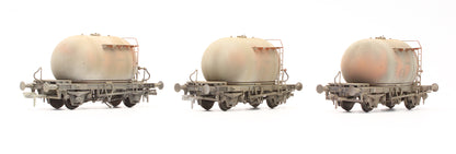 Pre-Owned IRM1015 CIE Bulk Cement Wagon - Tan/Grey - Set F - Custom Weathered