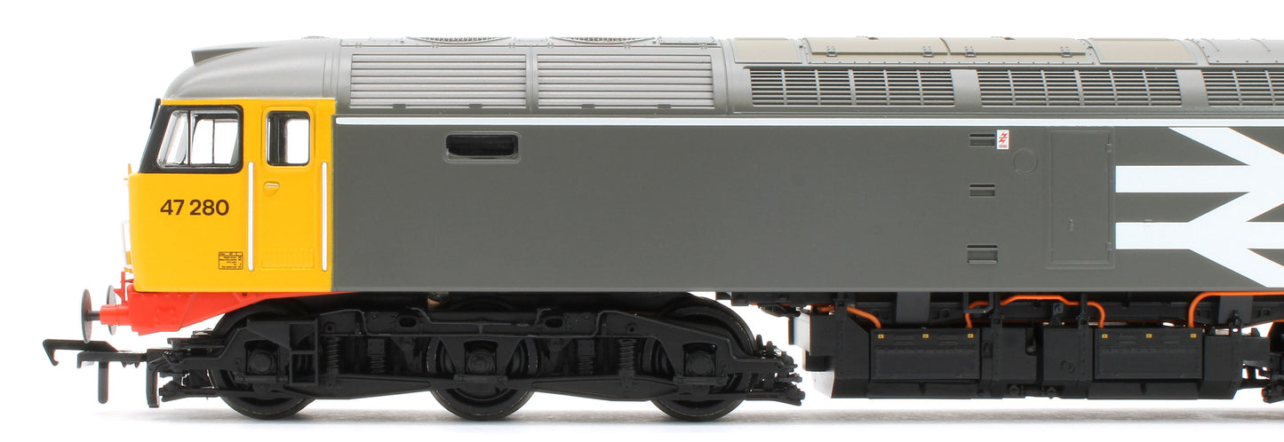 35-416 Class 47/0 47280 BR Railfreight Grey Diesel Locomotive