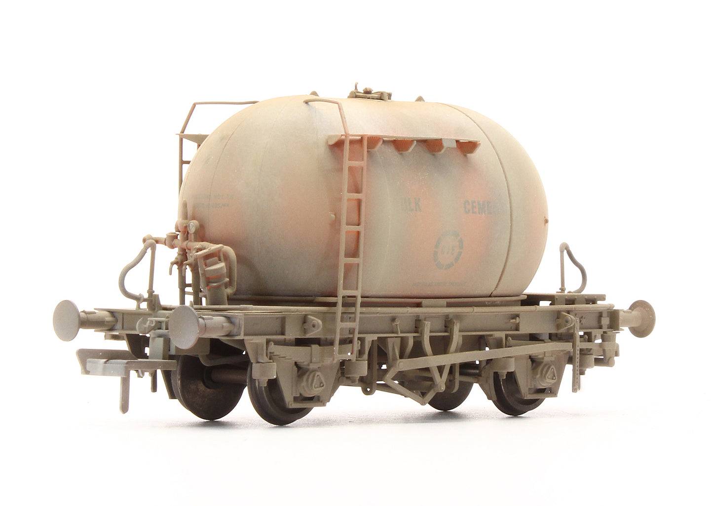 Pre-Owned IRM1015 CIE Bulk Cement Wagon - Tan/Grey - Set F - Custom Weathered