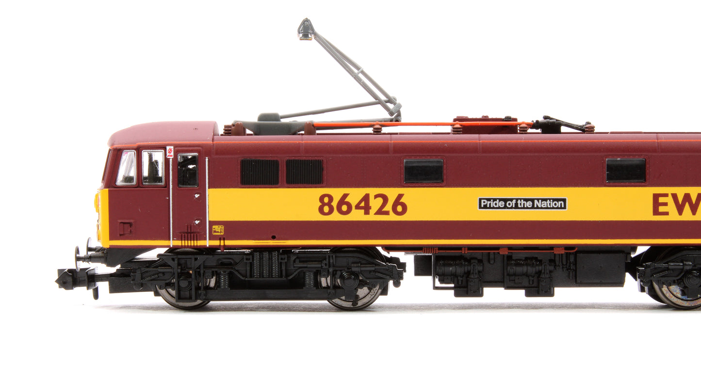 Class 86 426 "Pride of the Nation" EWS Electric Locomotive (DCC Fitted)