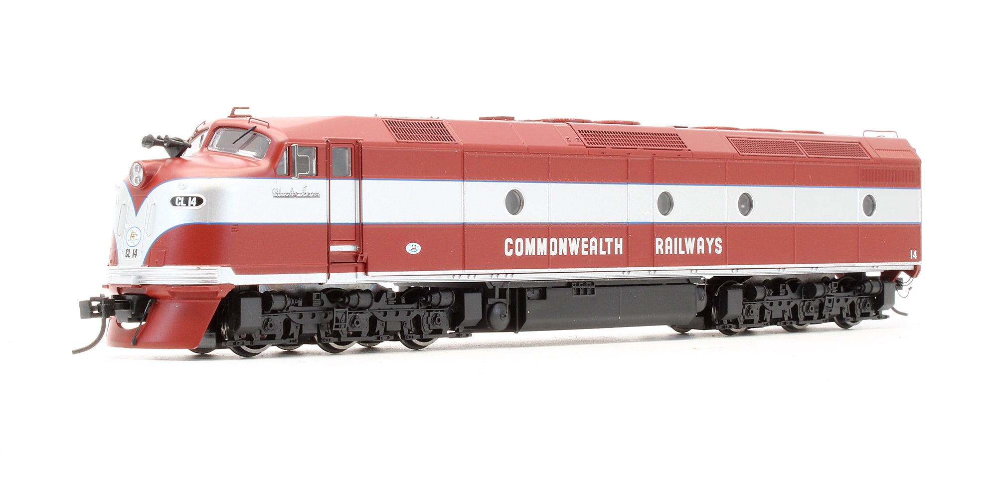 Austrains Pre-Owned CL-14 Maroon / Silver Commonwealth – Rails
