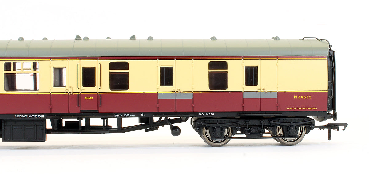 Pre-Owned 39-077 BR MK1 Express Passenger BSK Coach Crimson & Cream 'M34655'