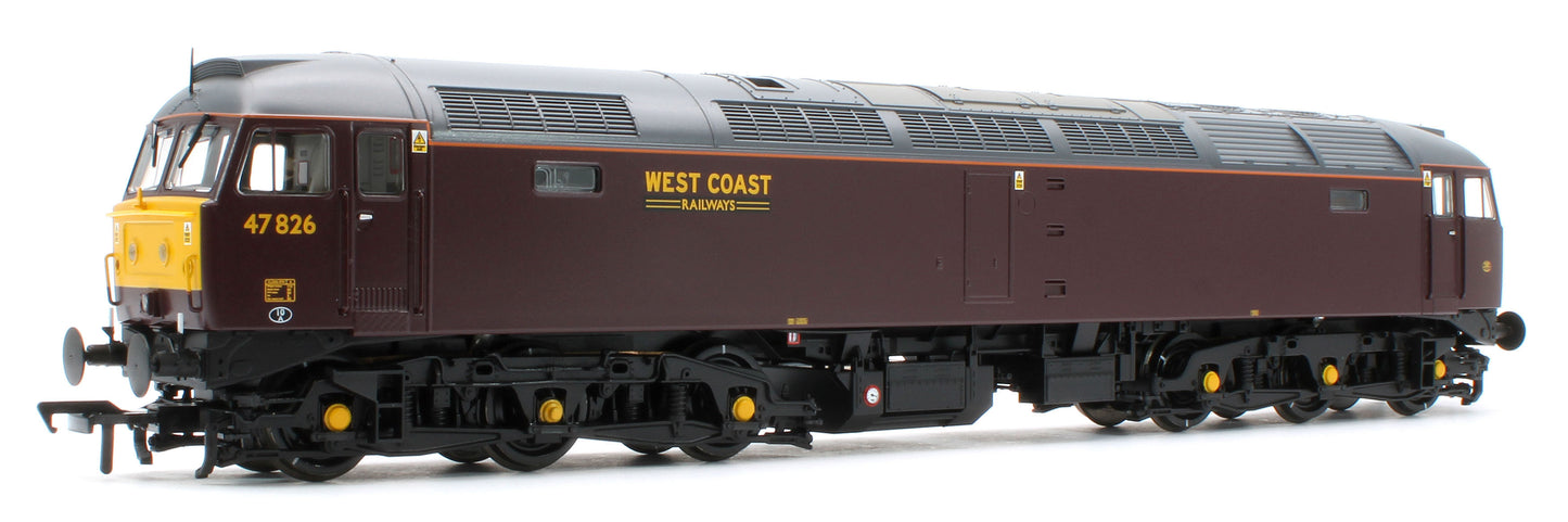 35-431SF Class 47/4 47826 WCRC Maroon Diesel Locomotive - DCC Sound