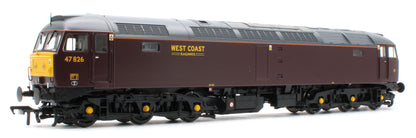35-431SF Class 47/4 47826 WCRC Maroon Diesel Locomotive - DCC Sound