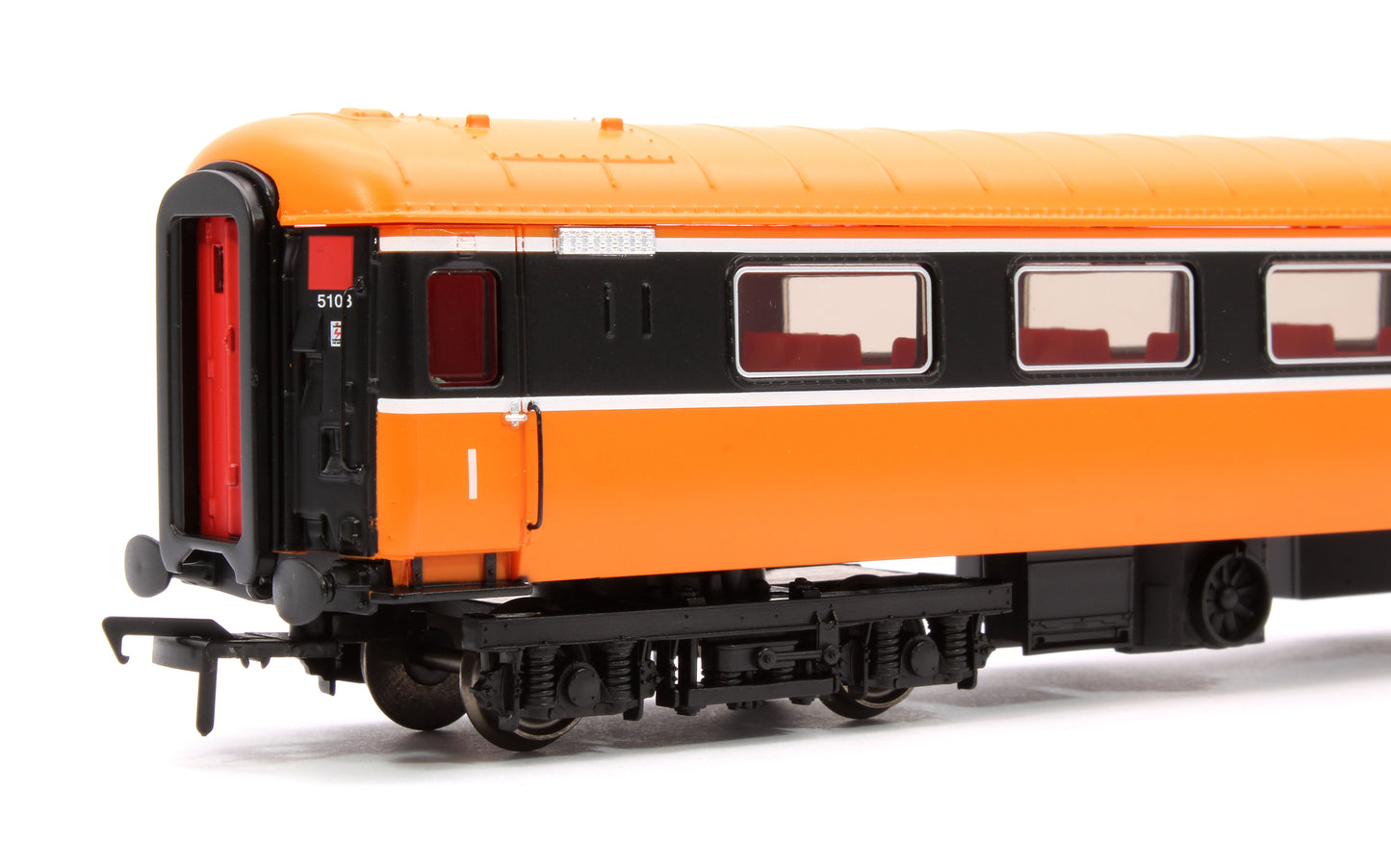 MK2D Irish Railways 1st Open Orange & Black - Orange Roof