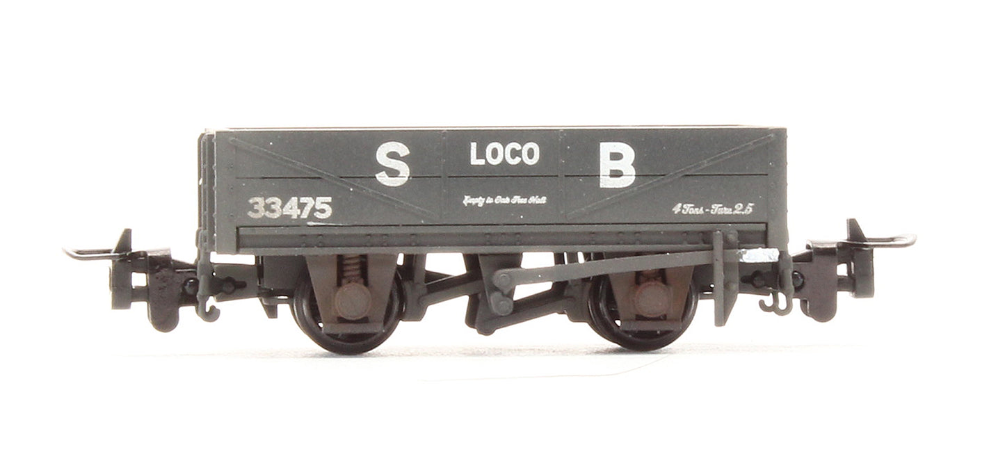 Pre-Owned Rnad Rebuilt Open Wagon Statfold Barn Railway Grey - Custom Weathered