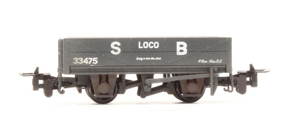 Pre-Owned Rnad Rebuilt Open Wagon Statfold Barn Railway Grey - Custom Weathered