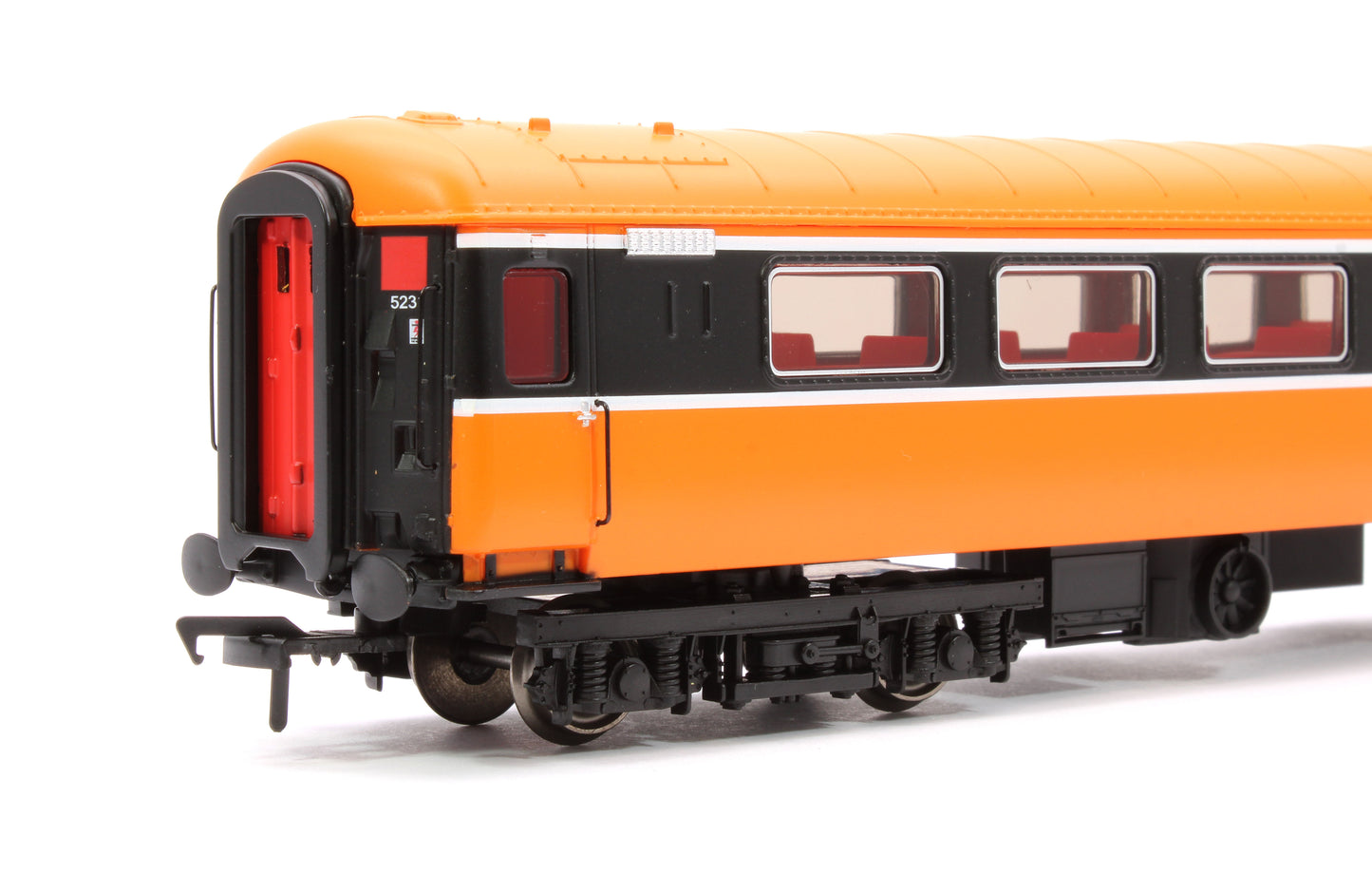 MK2D Irish Railways Standard Open Orange & Black - Orange Roof