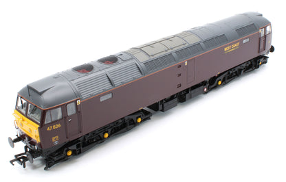 35-431SF Class 47/4 47826 WCRC Maroon Diesel Locomotive - DCC Sound