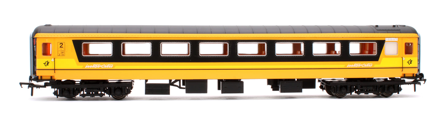 MK2D Irish Railways Standard Open Orange & Black - Black Roof