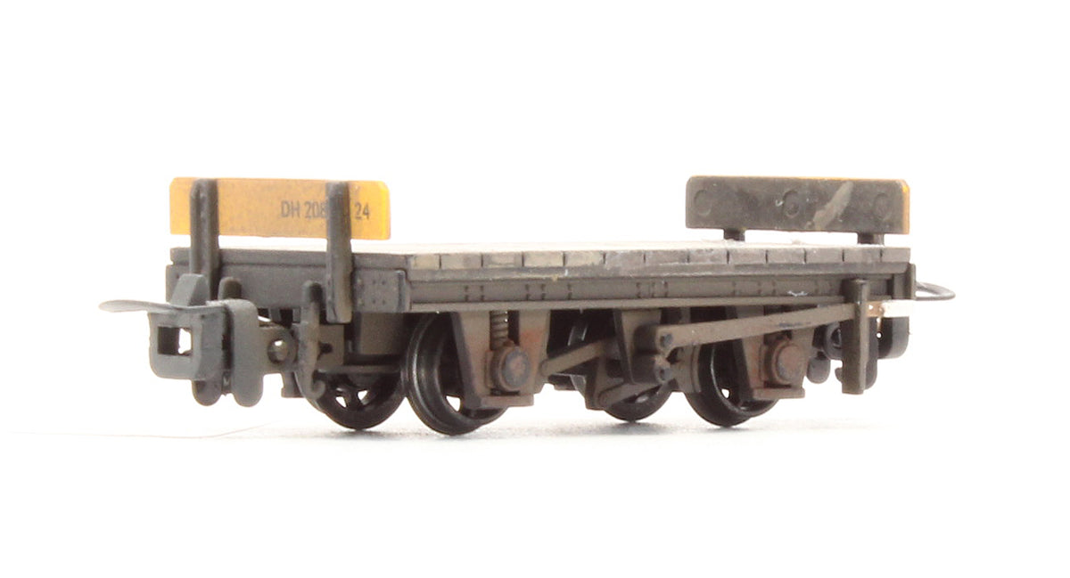 Pre-owned RNAD Flat Wagon RNAD Dean Hill No. DH208 24 - Custom Weathered